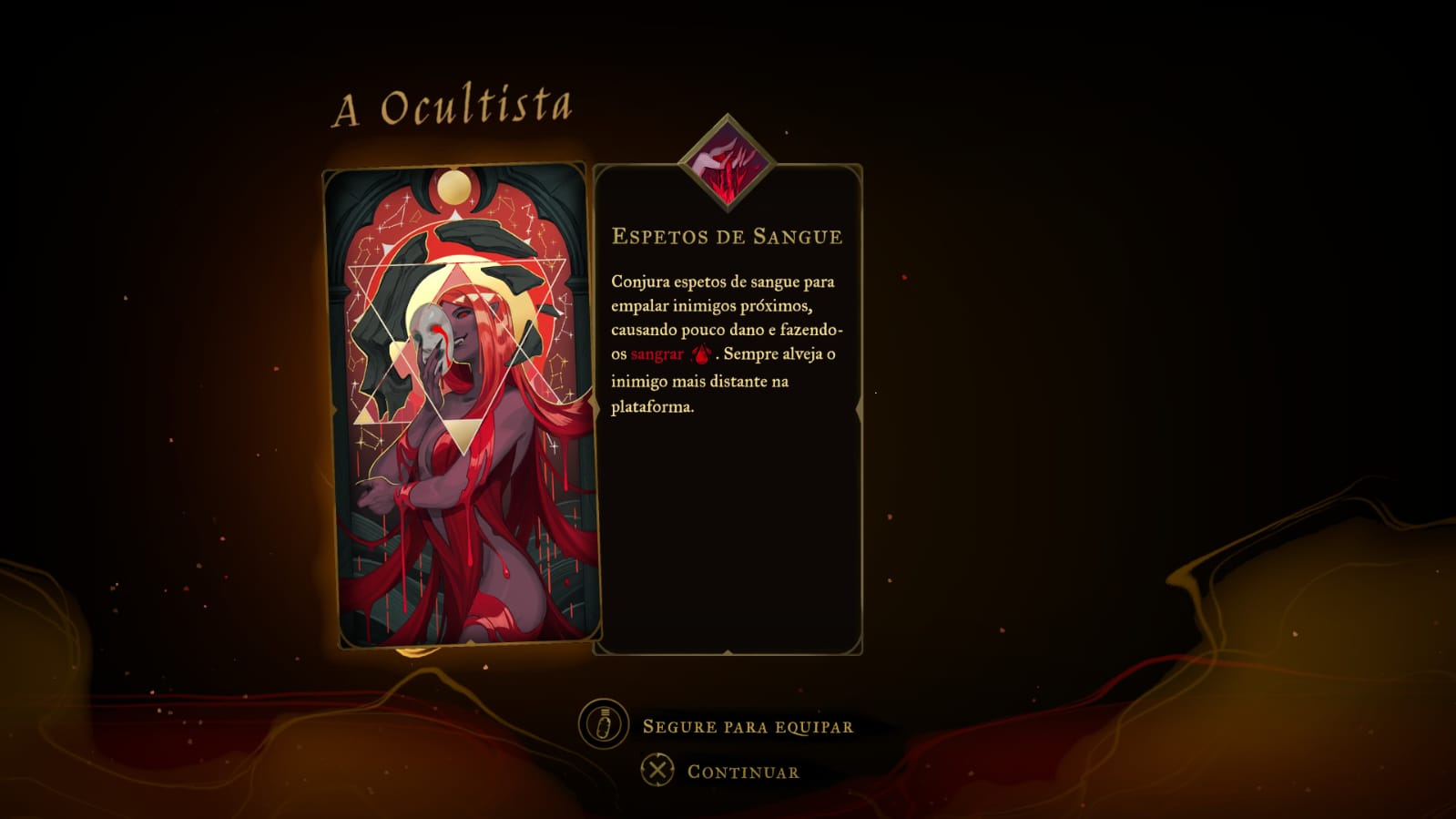Arcana A Ocultista - Espetos de Sangue