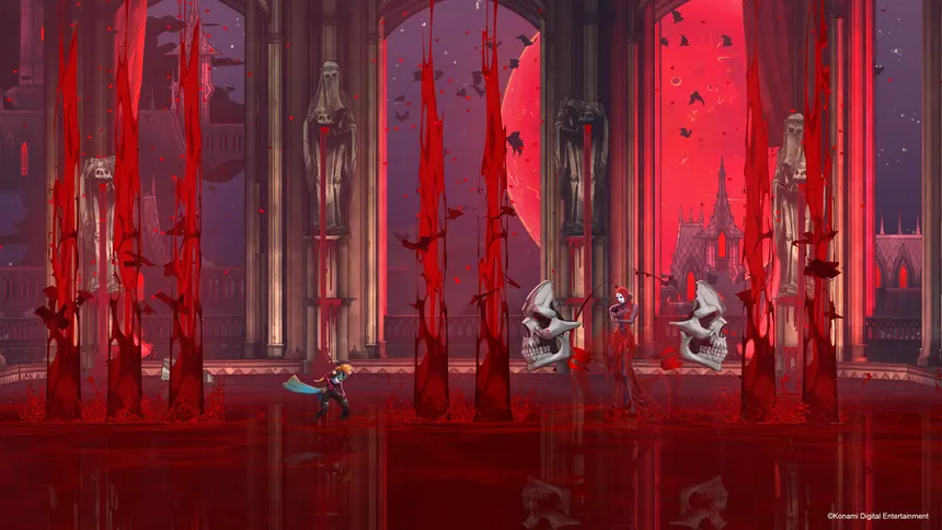 Arena de chefe no mar de sangue em Belmont's Curse